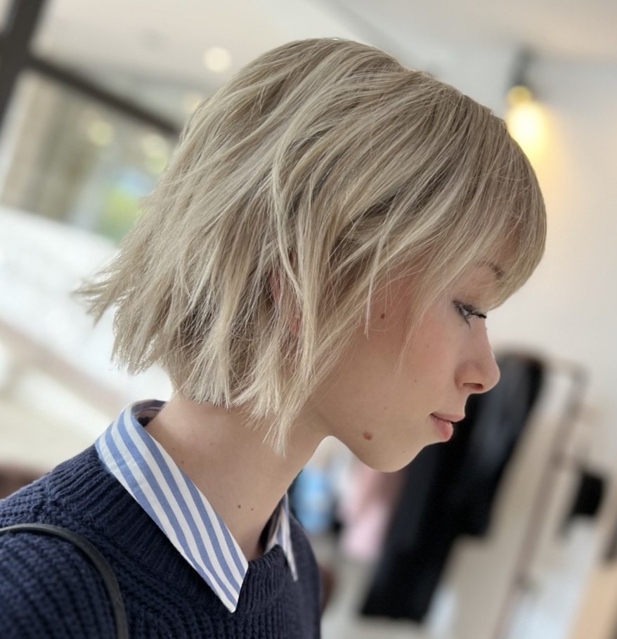 Striženje las v salonu Gliese